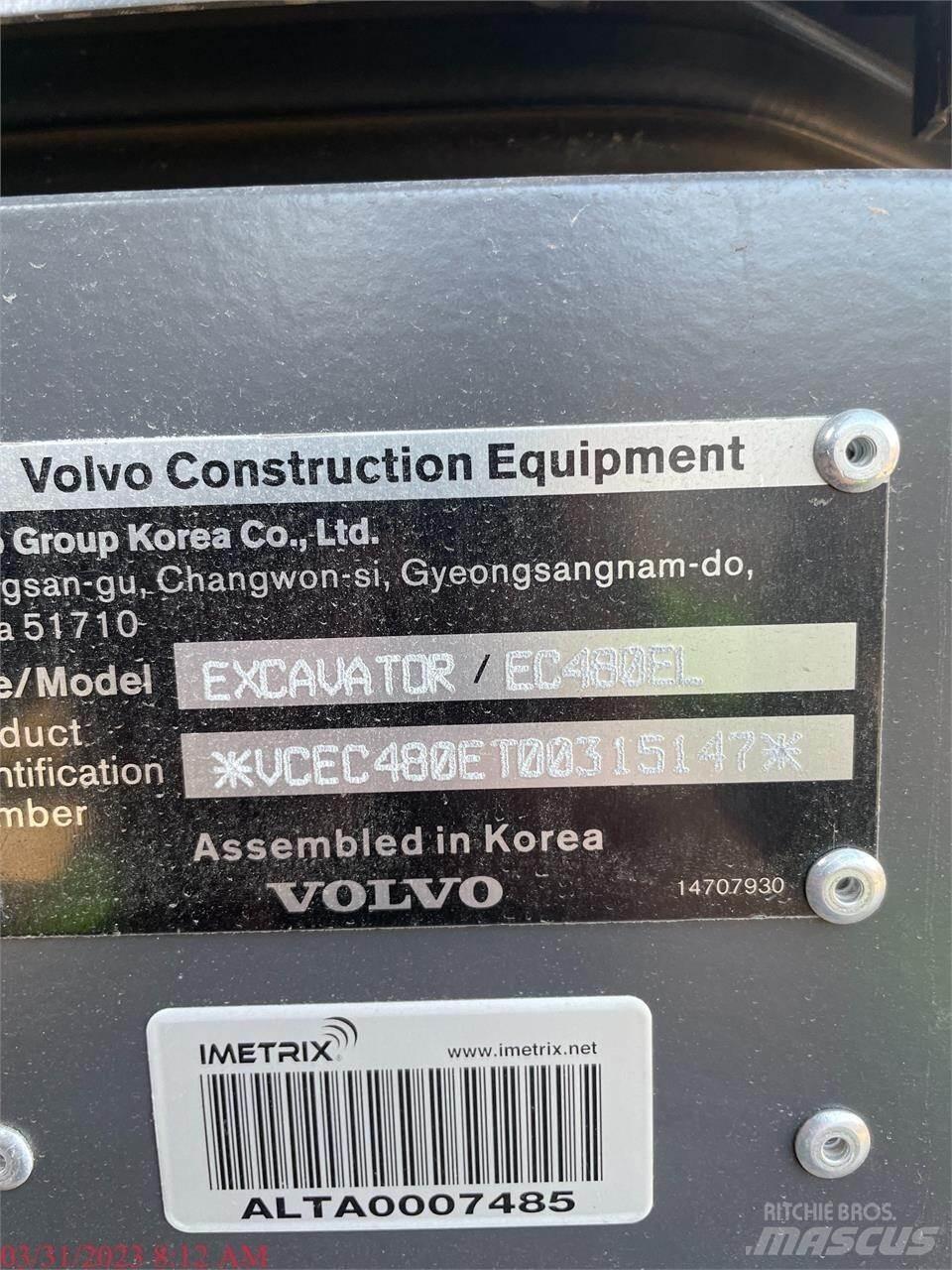 Volvo EC480EL Escavadeiras de esteiras