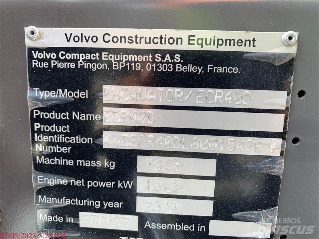 Volvo ECR40D Miniescavadeiras