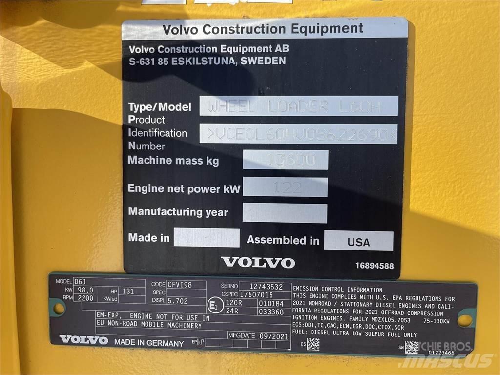 Volvo L60H Carregadeiras de rodas