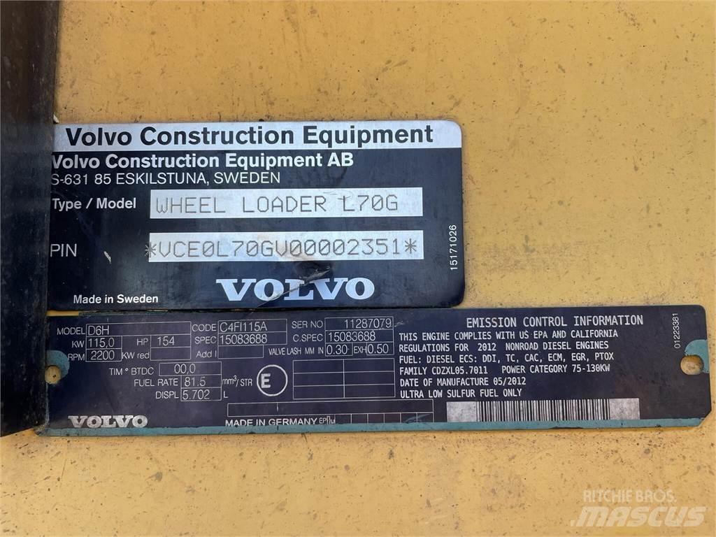 Volvo L70G Carregadeiras de rodas