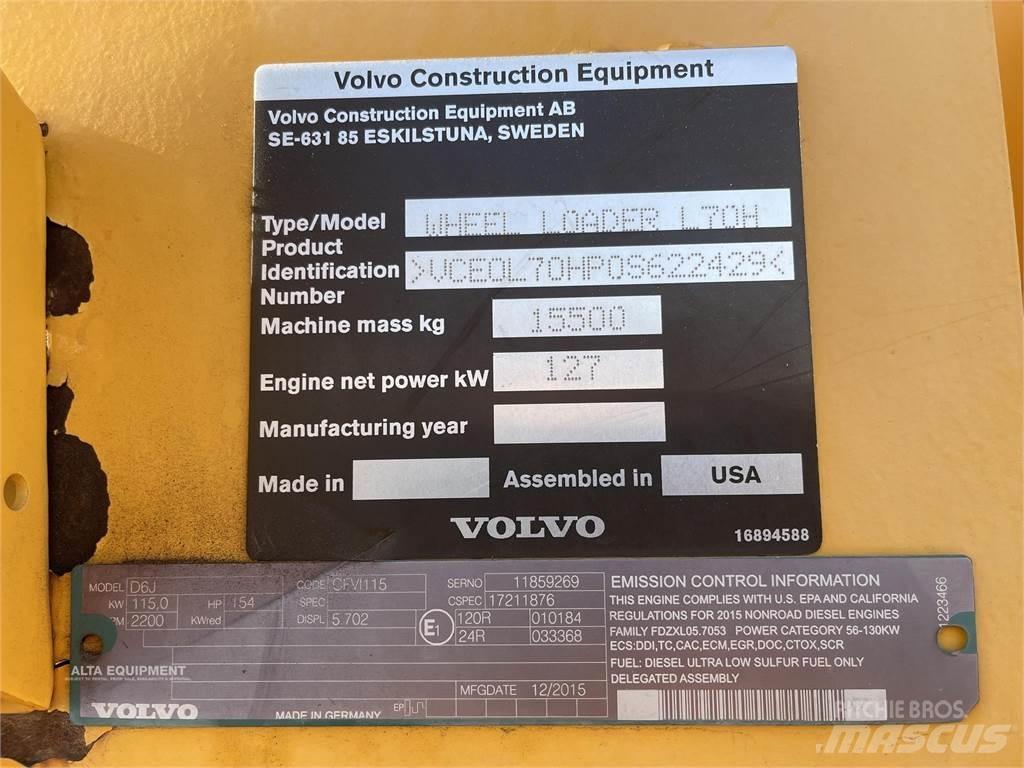 Volvo L70H Carregadeiras de rodas