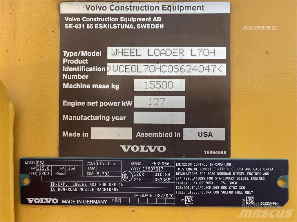 Volvo L70H Carregadeiras de rodas
