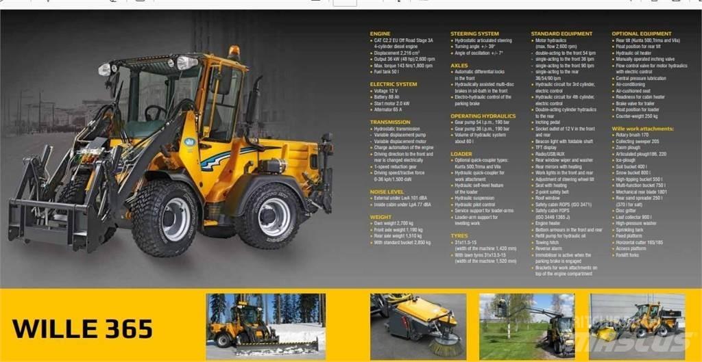 Wille 365 Carregadeiras de rodas