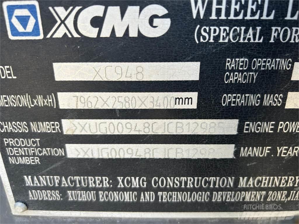 XCMG XC948 Carregadeiras de rodas