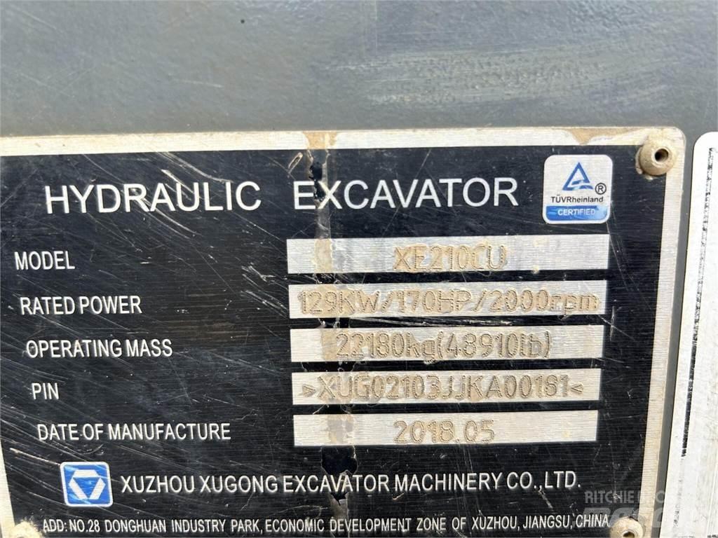 XCMG XE210CU Escavadeiras de esteiras