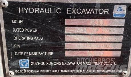XCMG XE210U Escavadeiras de esteiras