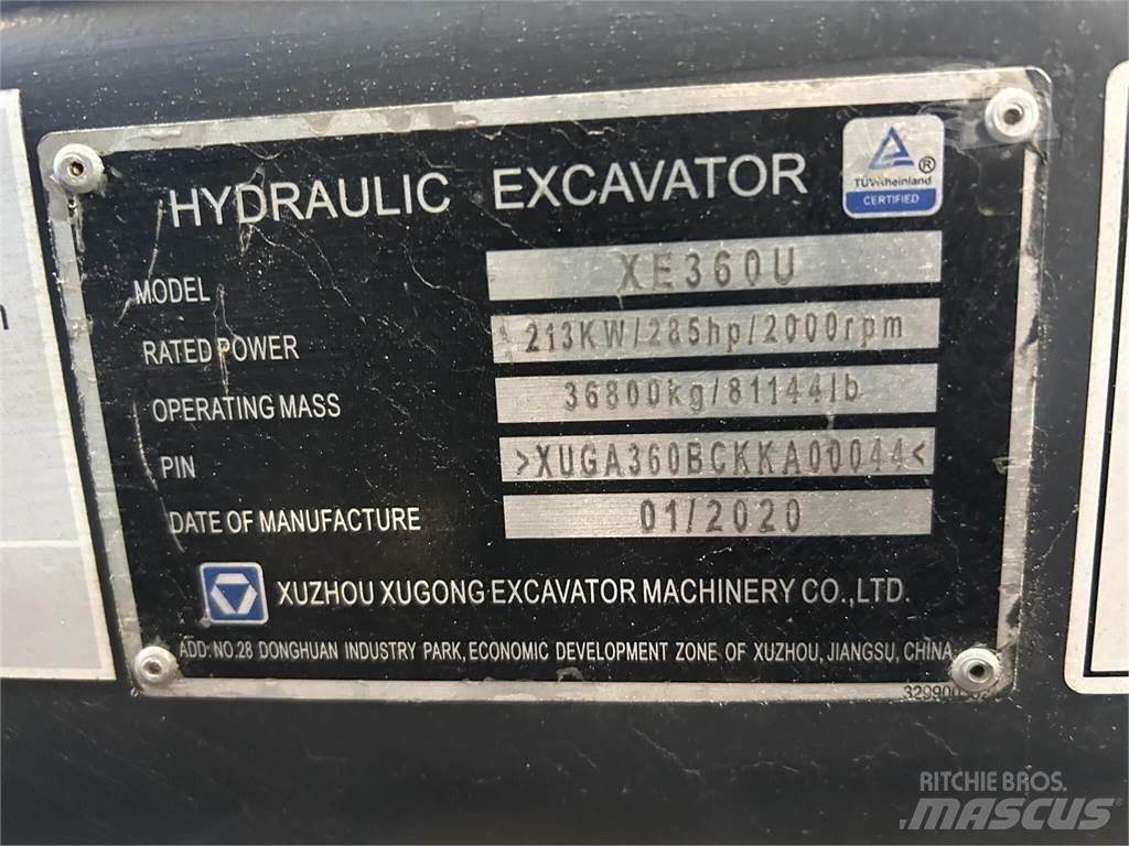 XCMG XE360U Escavadeiras de esteiras