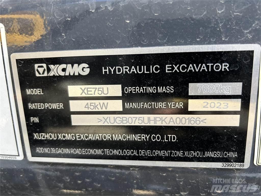 XCMG XE75U Escavadeiras de esteiras