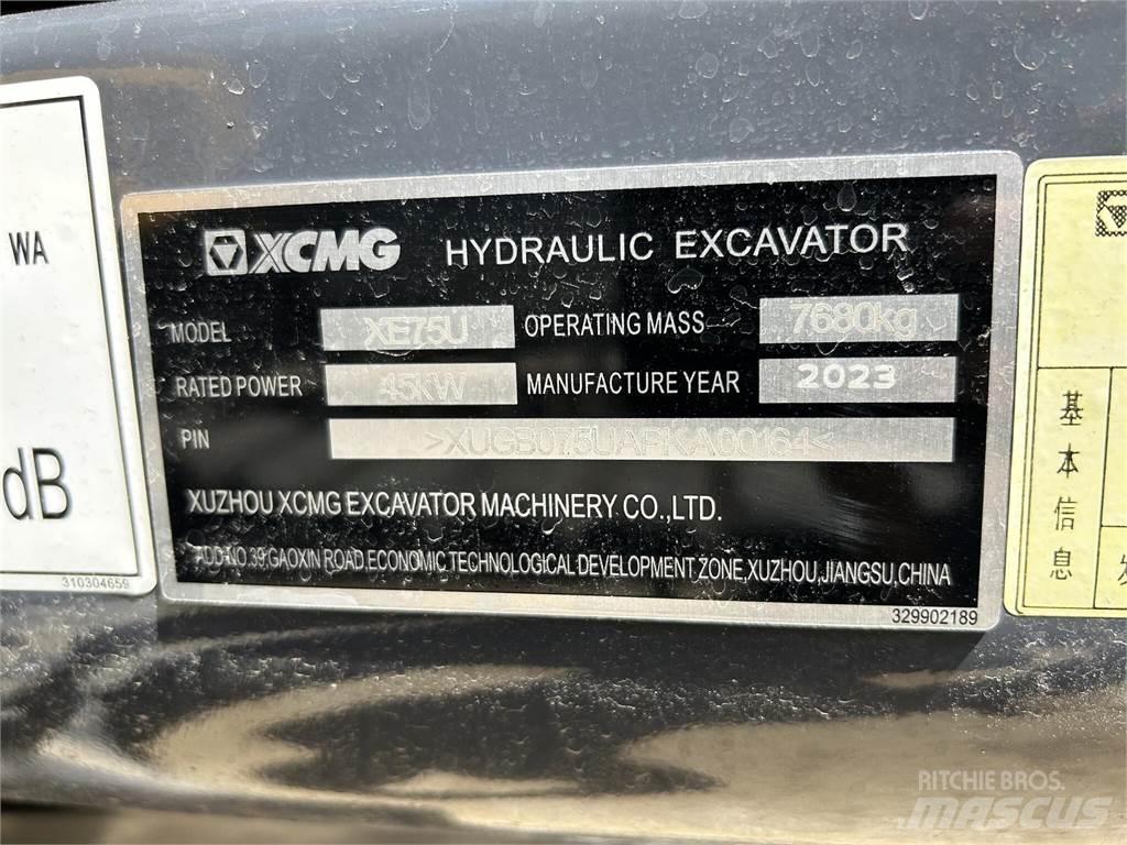 XCMG XE75U Escavadeiras de esteiras