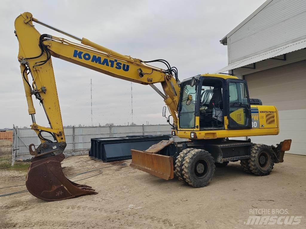 Komatsu PW 180-7EO Escavadoras de rodas