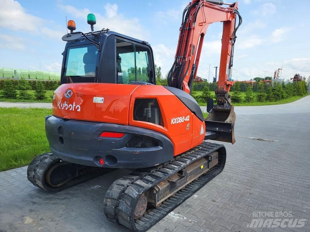 Kubota KX080-40 Escavadeiras de esteiras