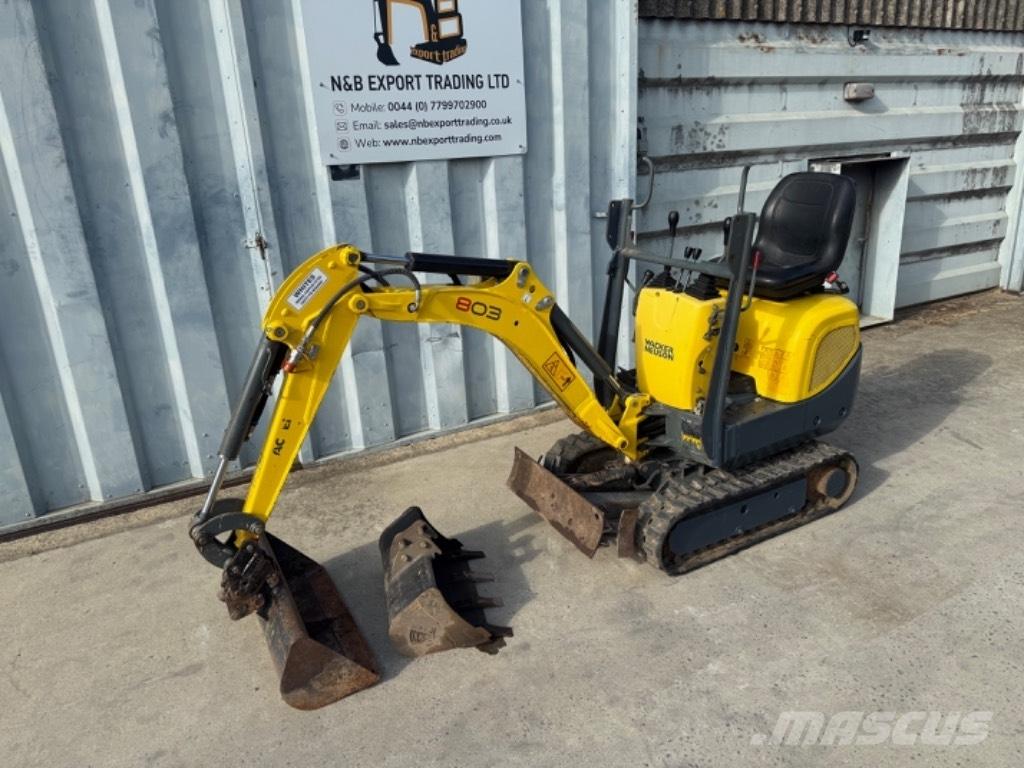 Wacker Neuson 803 Miniescavadeiras