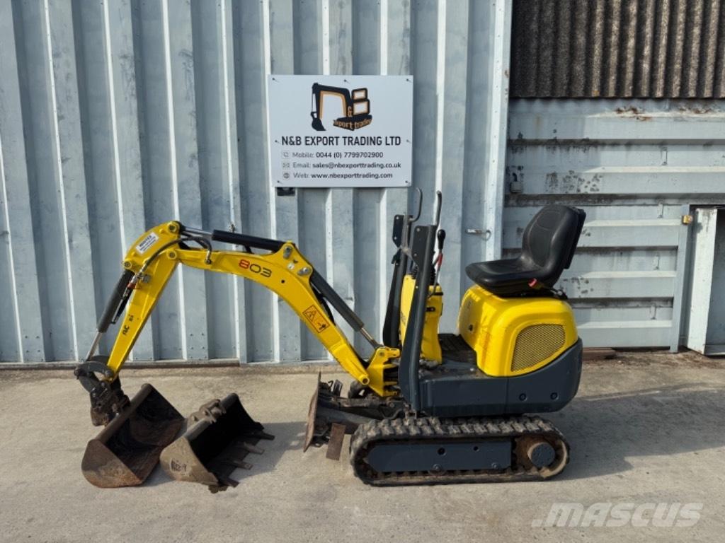 Wacker Neuson 803 Miniescavadeiras