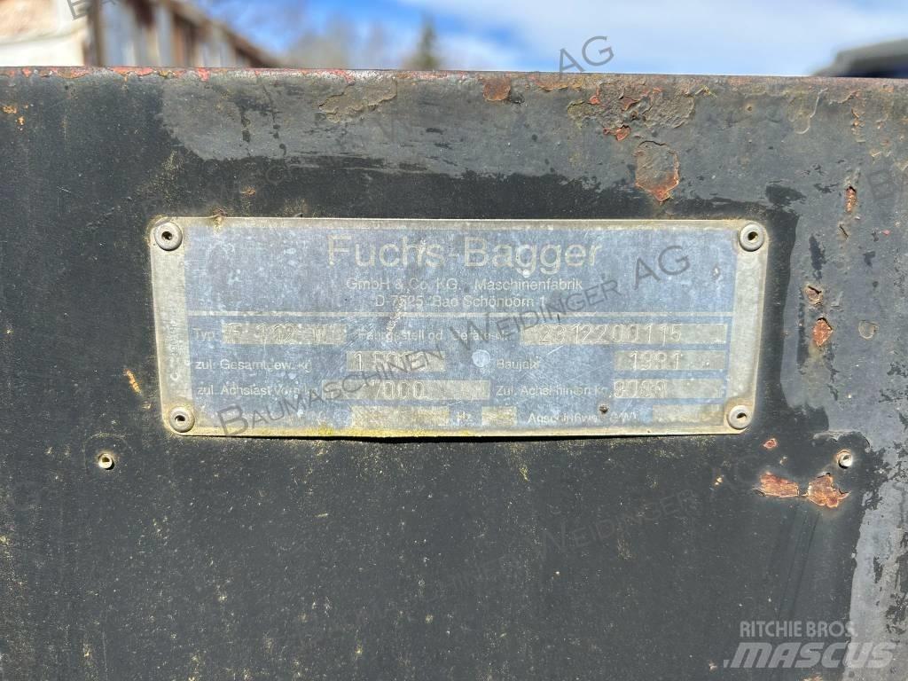 Fuchs F 112M Escavadoras reboque