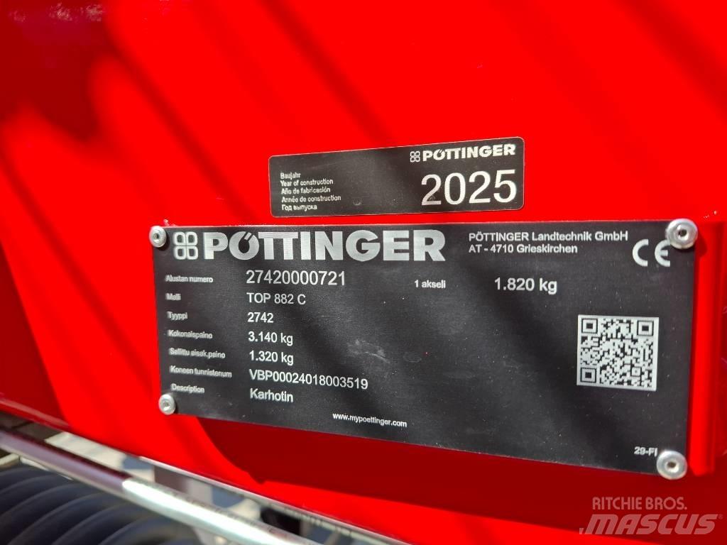 Pöttinger TOP 882C Gadanheiras-fileiras