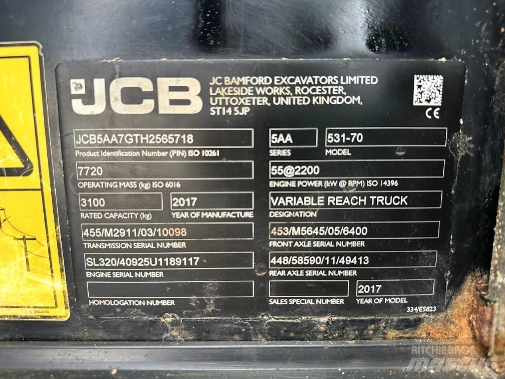 JCB 531-70 Manipulador telescópico