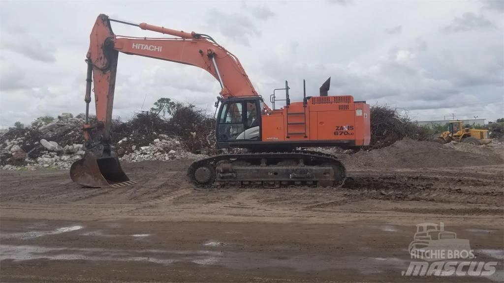 Hitachi ZX 670 Escavadeiras de esteiras