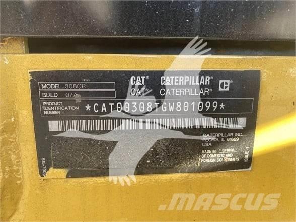 CAT 308 CR Escavadeiras de esteiras