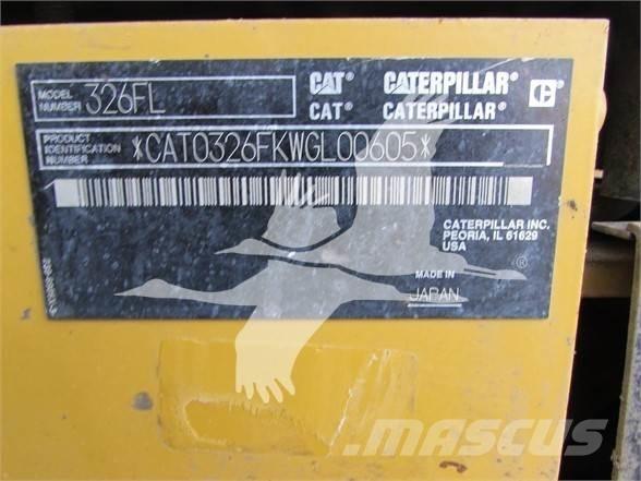 CAT 326FL Escavadeiras de esteiras