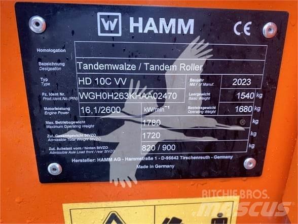 Hamm HD10CVV Cilindros Compactadores monocilíndricos