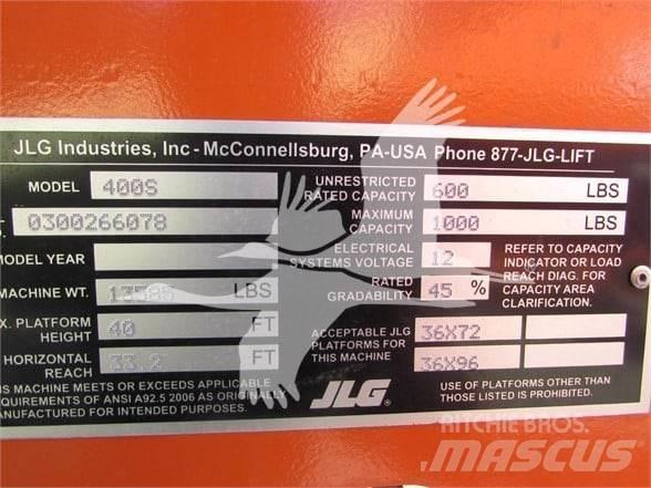 JLG 400S Elevadores braços Telescópicos