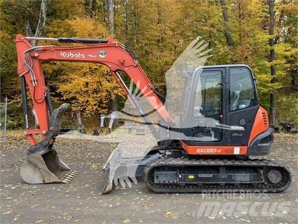 Kubota KX080-4 Escavadeiras de esteiras