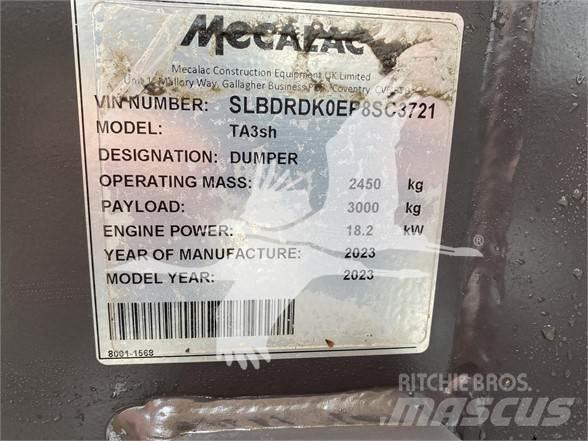 Mecalac TA3SH Dumpers de obras
