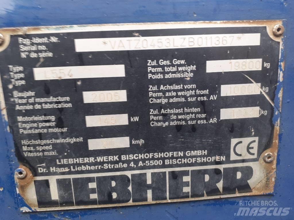 Liebherr L 554 Carregadeiras de rodas