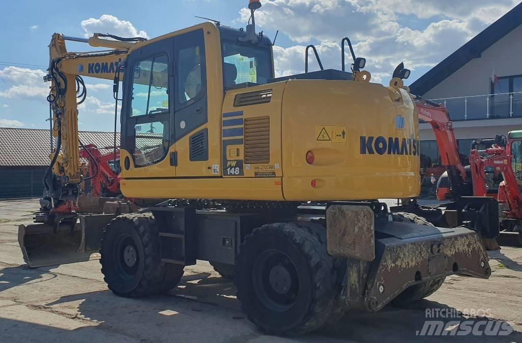 Komatsu PW148-10 Escavadoras de rodas