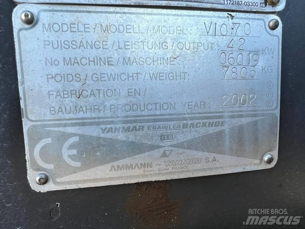 Yanmar Vio 70 Escavadeiras de esteiras