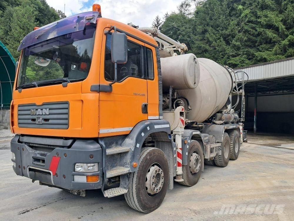 MAN TGA 41.480 Caminhões de betonagem