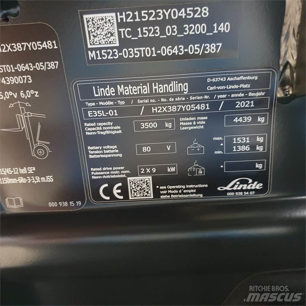 Linde E35L Empilhadores eléctricos