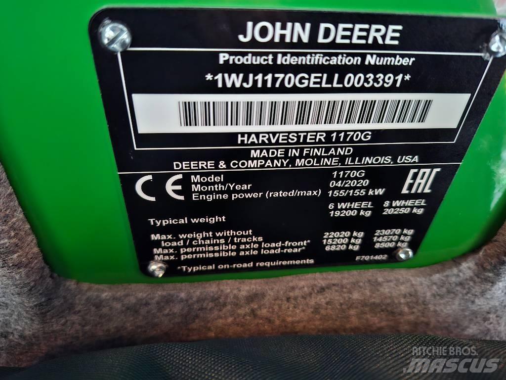John Deere 1170G Processadores florestais