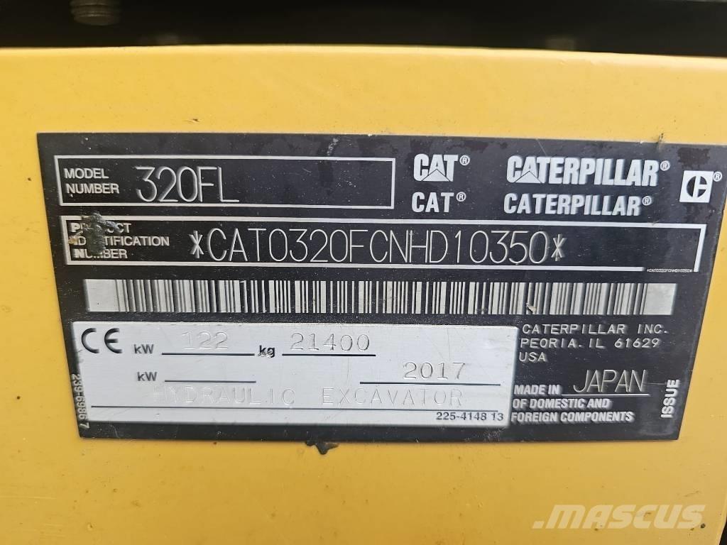 CAT 320FL Escavadeiras de esteiras
