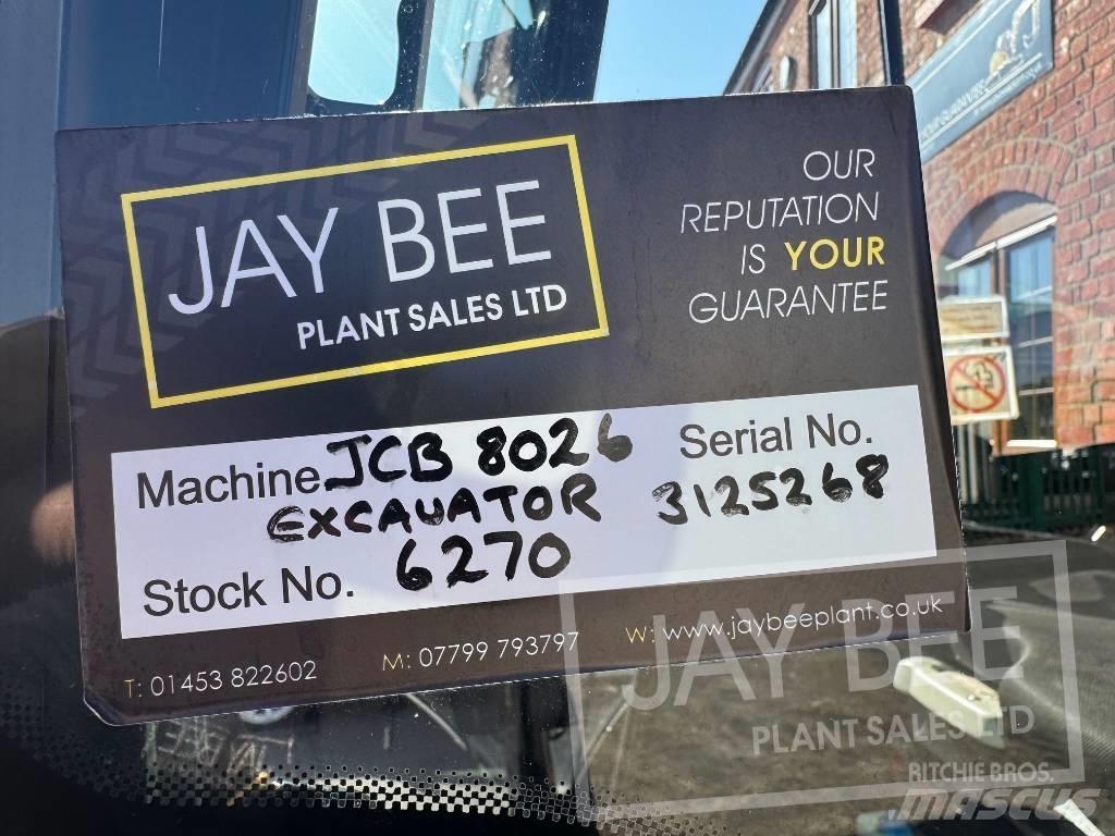 JCB 8026 CTS Miniescavadeiras