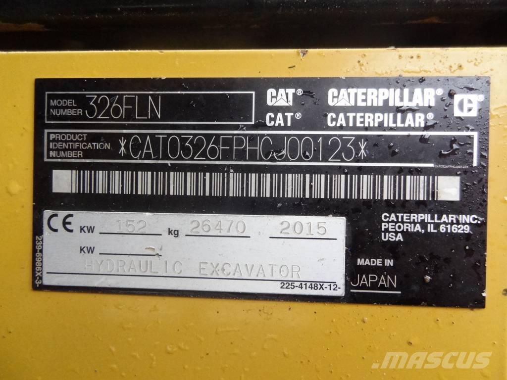 CAT 326 F Escavadeiras de esteiras
