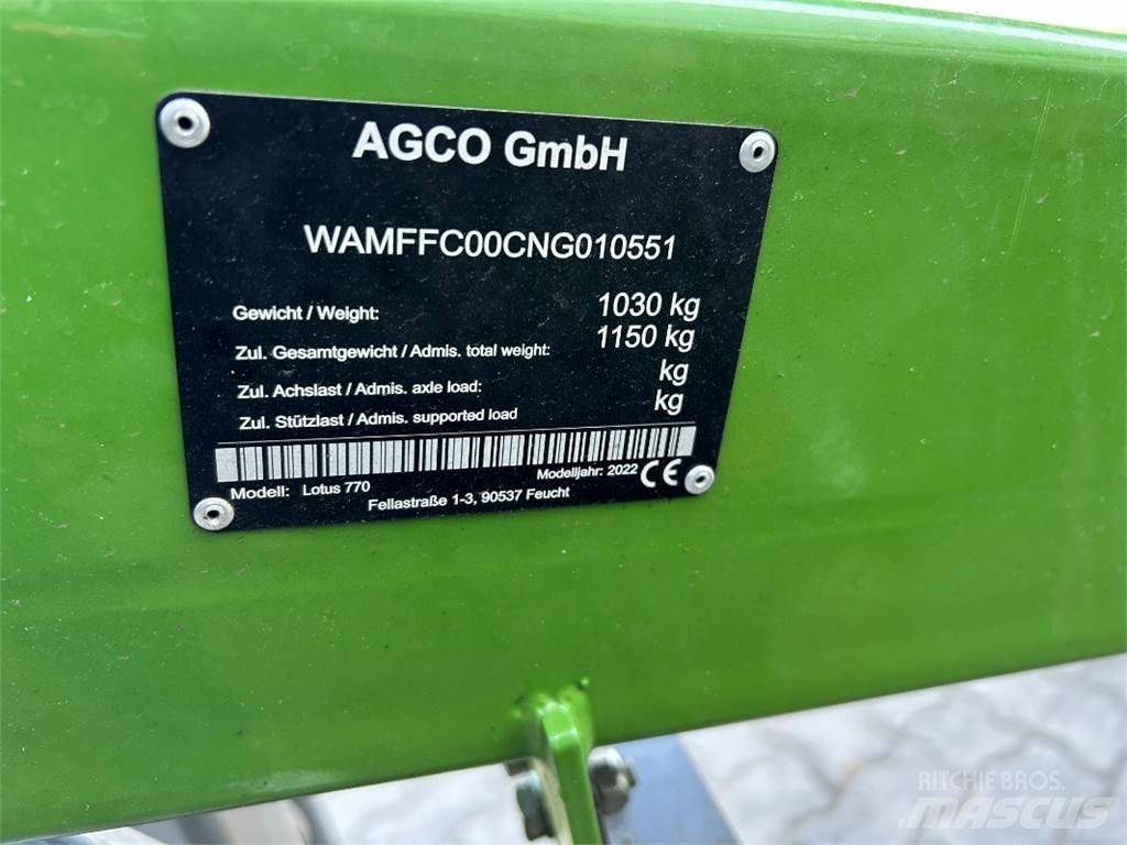 Fendt Lotus 770 Ancinho virador