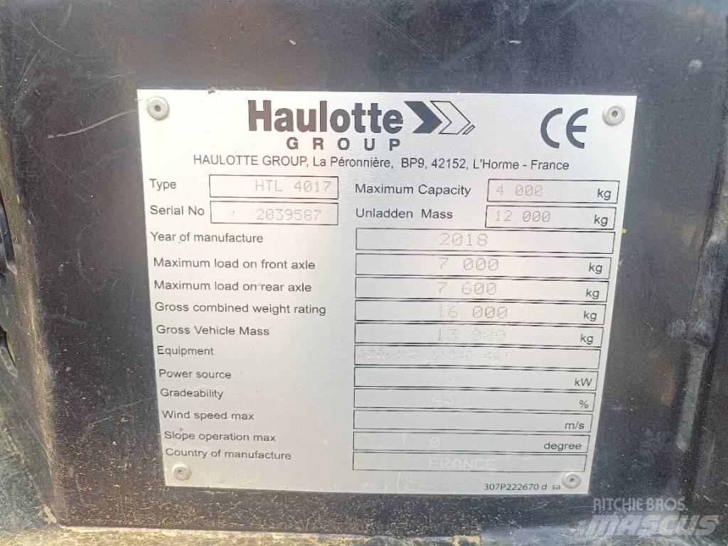 Haulotte HTL4017 Manipulador telescópico