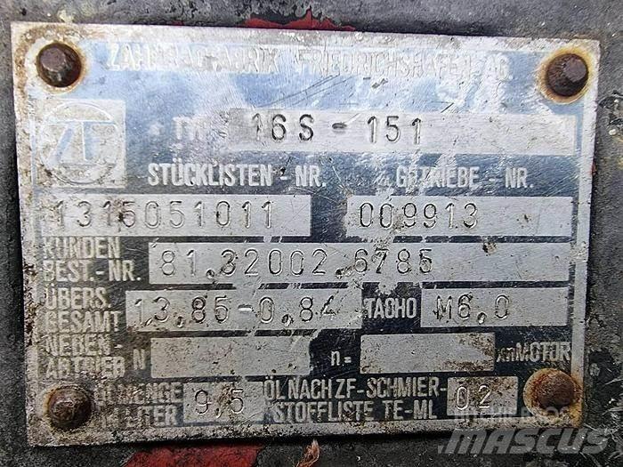 ZF 16 S 151 Transportes - Outros

