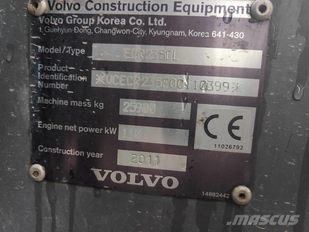 Volvo ECR 235 C L Escavadeiras de esteiras