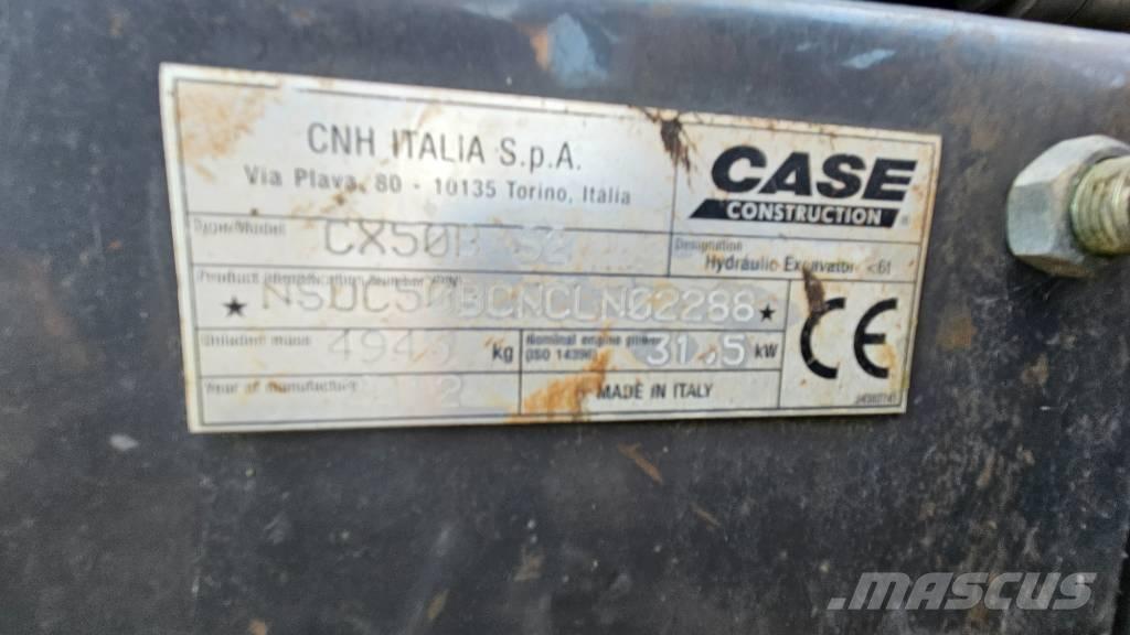 CASE CX50B Miniescavadeiras