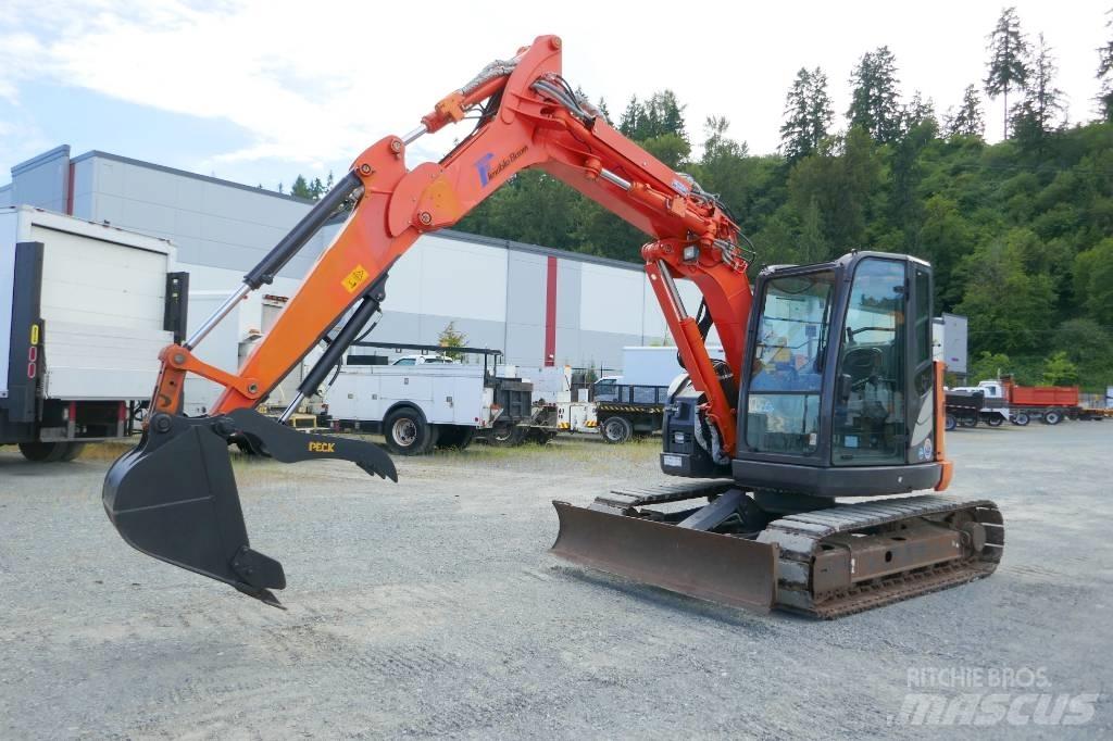 Hitachi zx75ur-5B Escavadeiras de esteiras