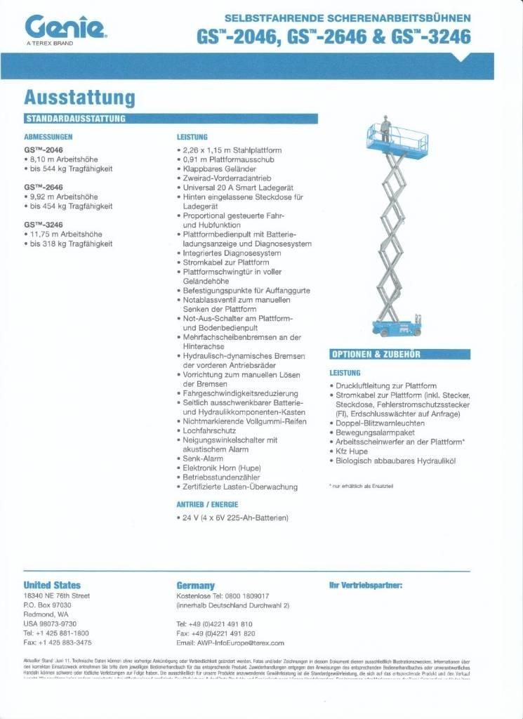 Genie GS 2646 Elevadores de tesoura