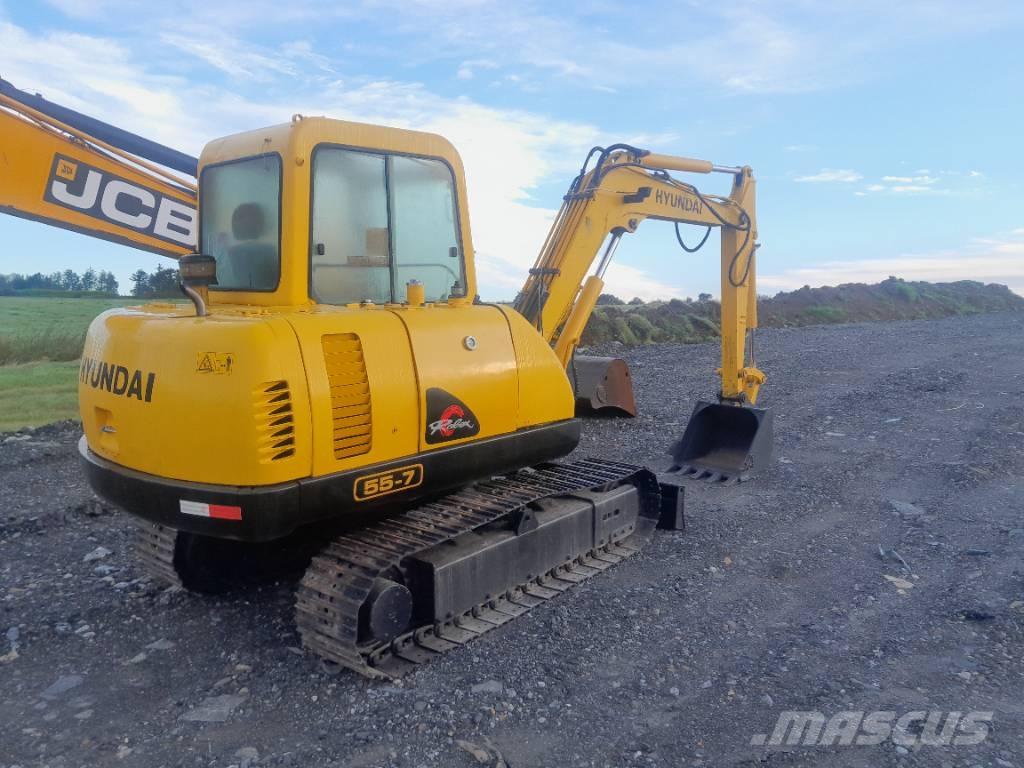Hyundai R55-7 Escavadeiras de esteiras