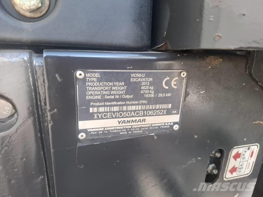 Yanmar Vio 50 U Miniescavadeiras