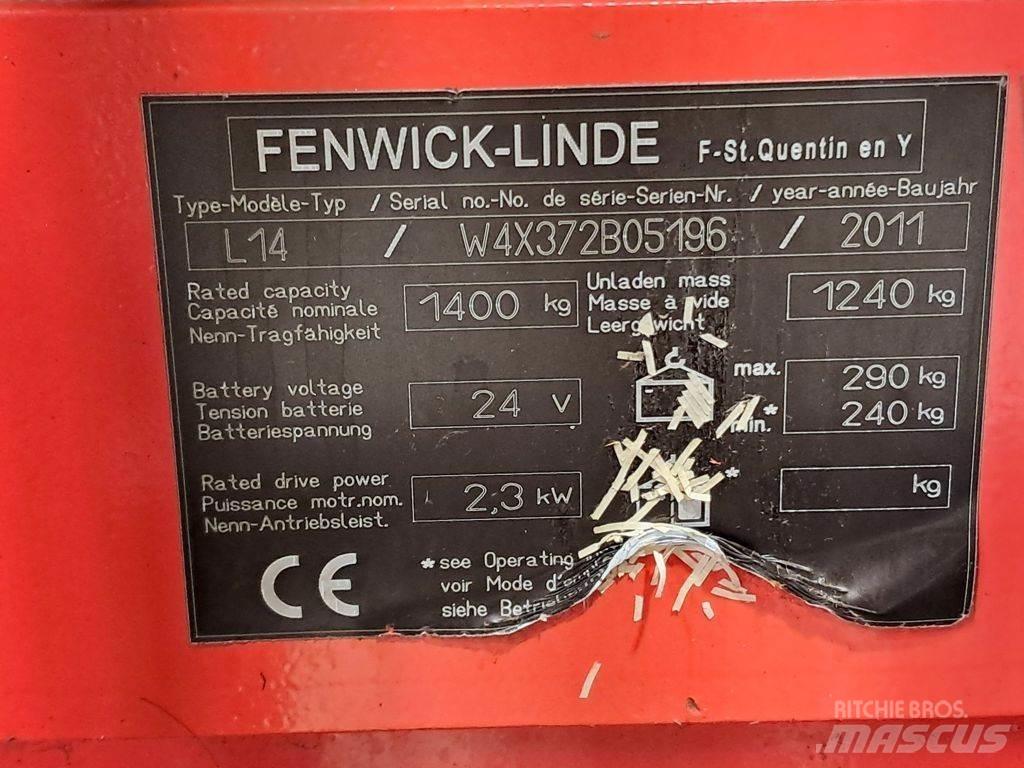 Linde L14 Empilhador para operador externo