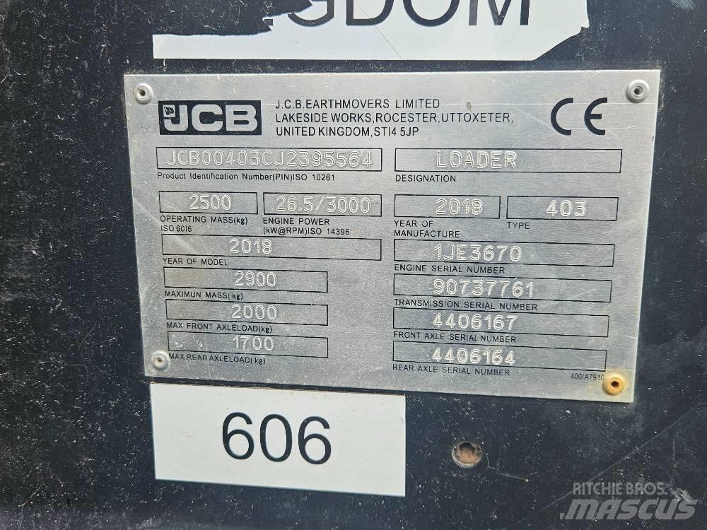 JCB 403 Mini carregadoras
