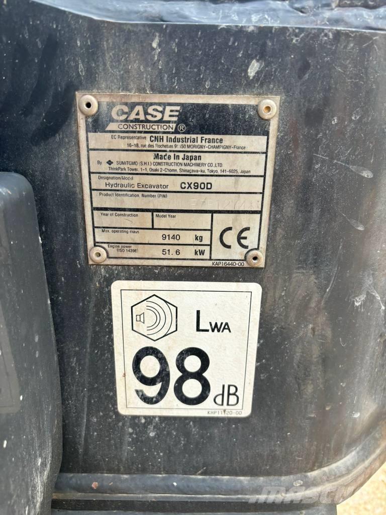 CASE CX 90 D Escavadoras Midi 7t - 12t