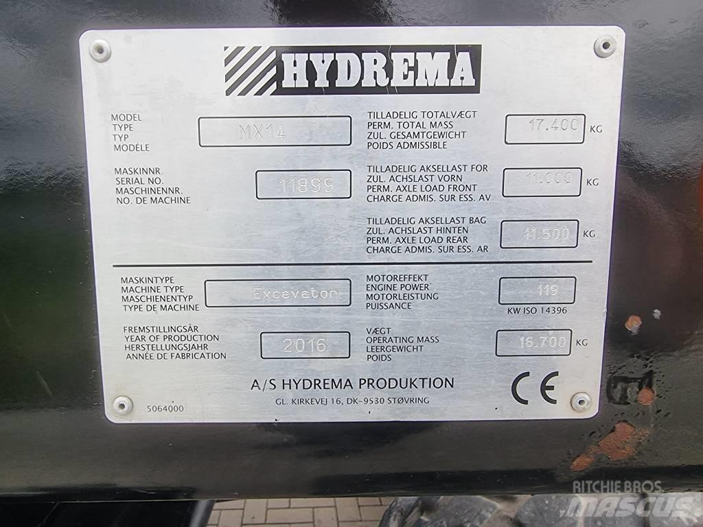 Hydrema MX 14 Escavadoras de rodas