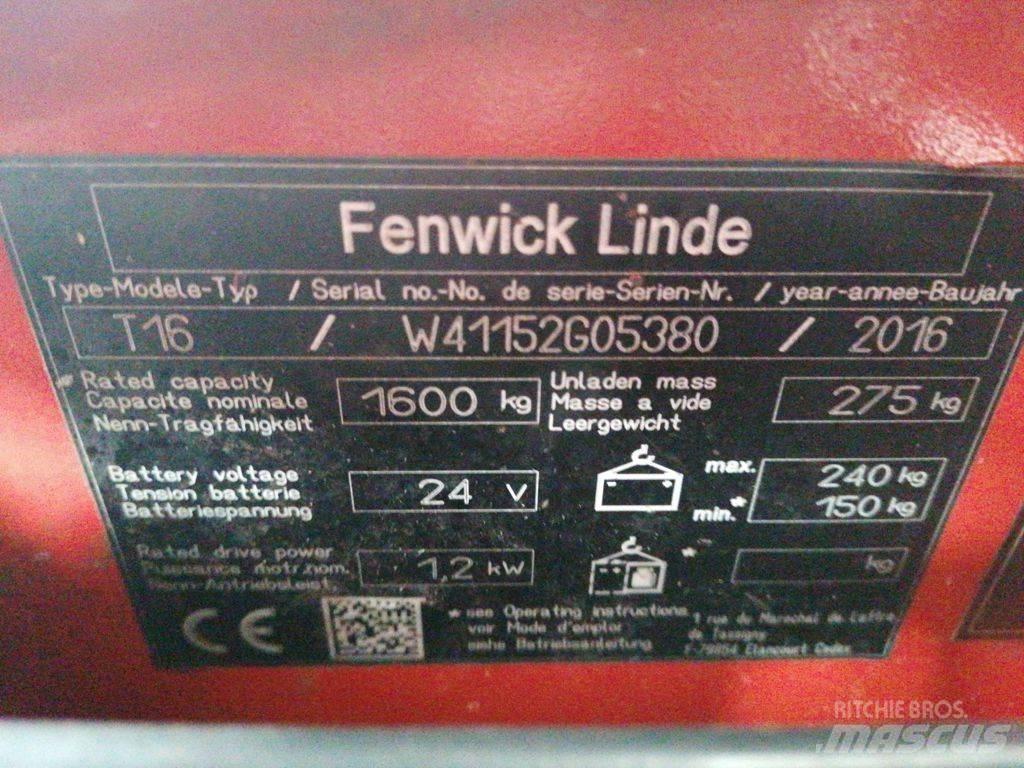 Linde T16 Porta palettes